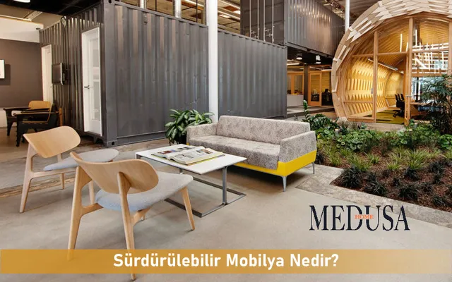 En İyi Mobilya Markaları ile Sürdürülebilir ve Çevre Dostu Oturma Odası Sürdürülebilir ve çevre dostu bir oturma odası, modern mobilyalar ve yeşil bitkilerle dekore edilmiş. En İyi Mobilya Markaları.
